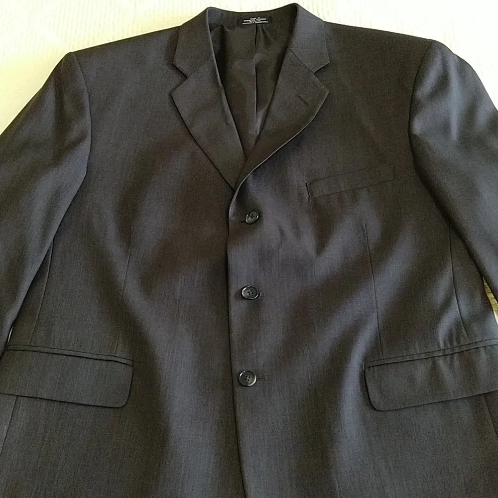 Vintage J. Ferrar Suit Dark Brown 44S